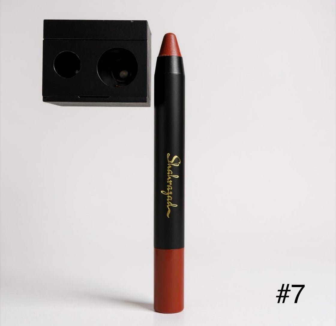 Waterproof Lip Pencil with Sharpener